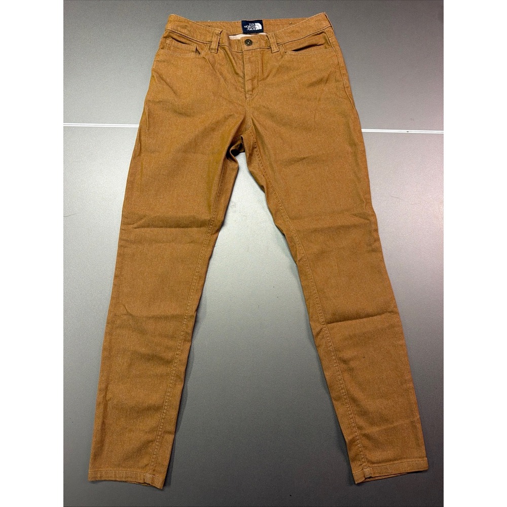 The North Face Womens Brown Straight Leg Hiking Casual y2k Pants Size 6 Regular
